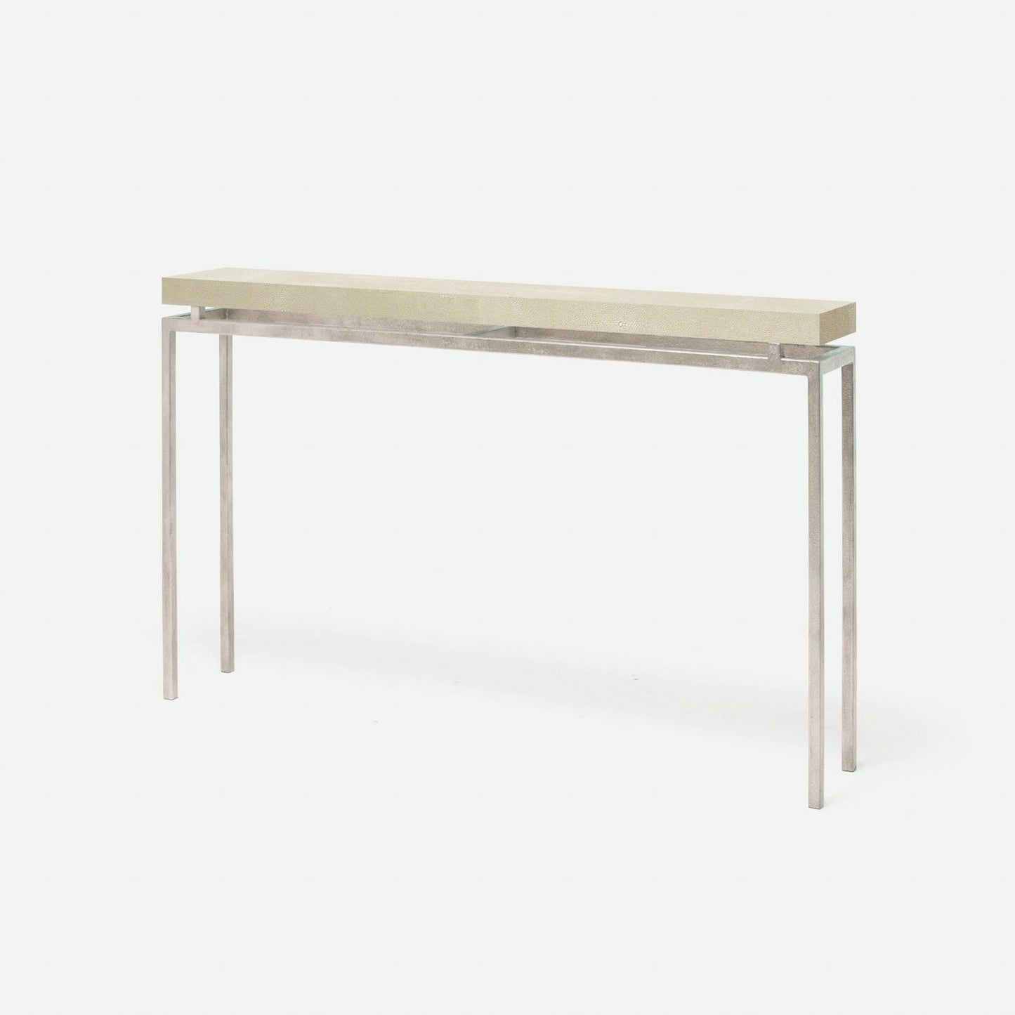 made goods benjamin console silver small 48