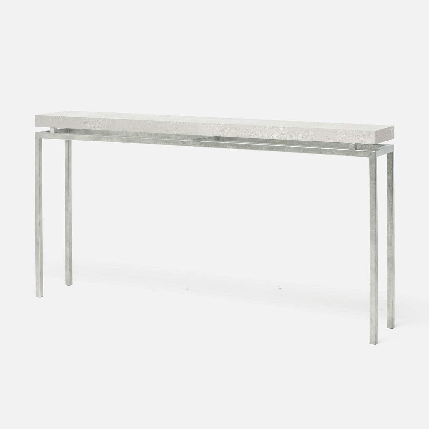 made goods benjamin console silver small 60