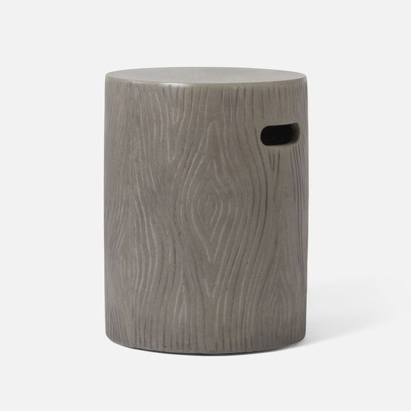 Made Goods Bernt Stool Ivory Dark Gray Concrete – CLAYTON GRAY HOME