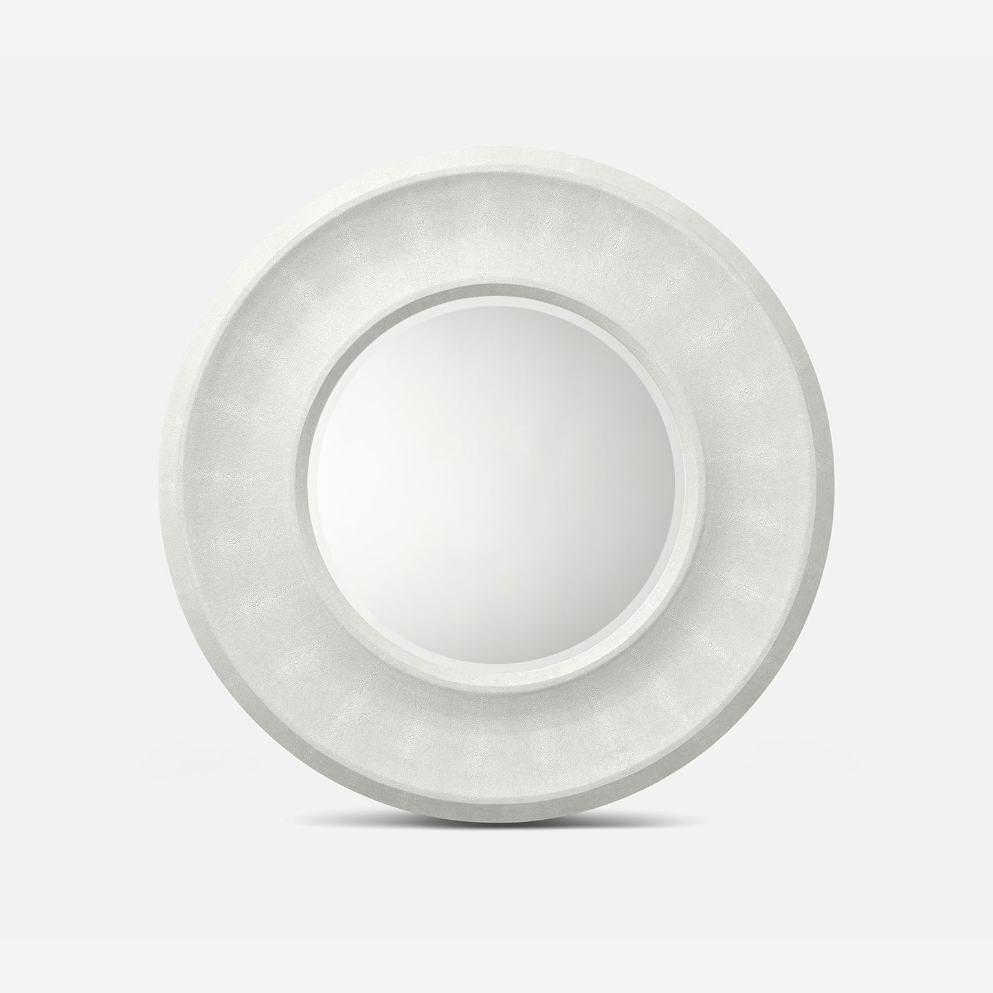 Blaise Mirror Blanc Faux Shagreen - multiple options