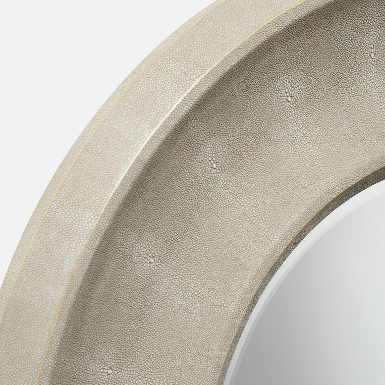 Blaise Mirror Sand Faux Shagreen - multiple options