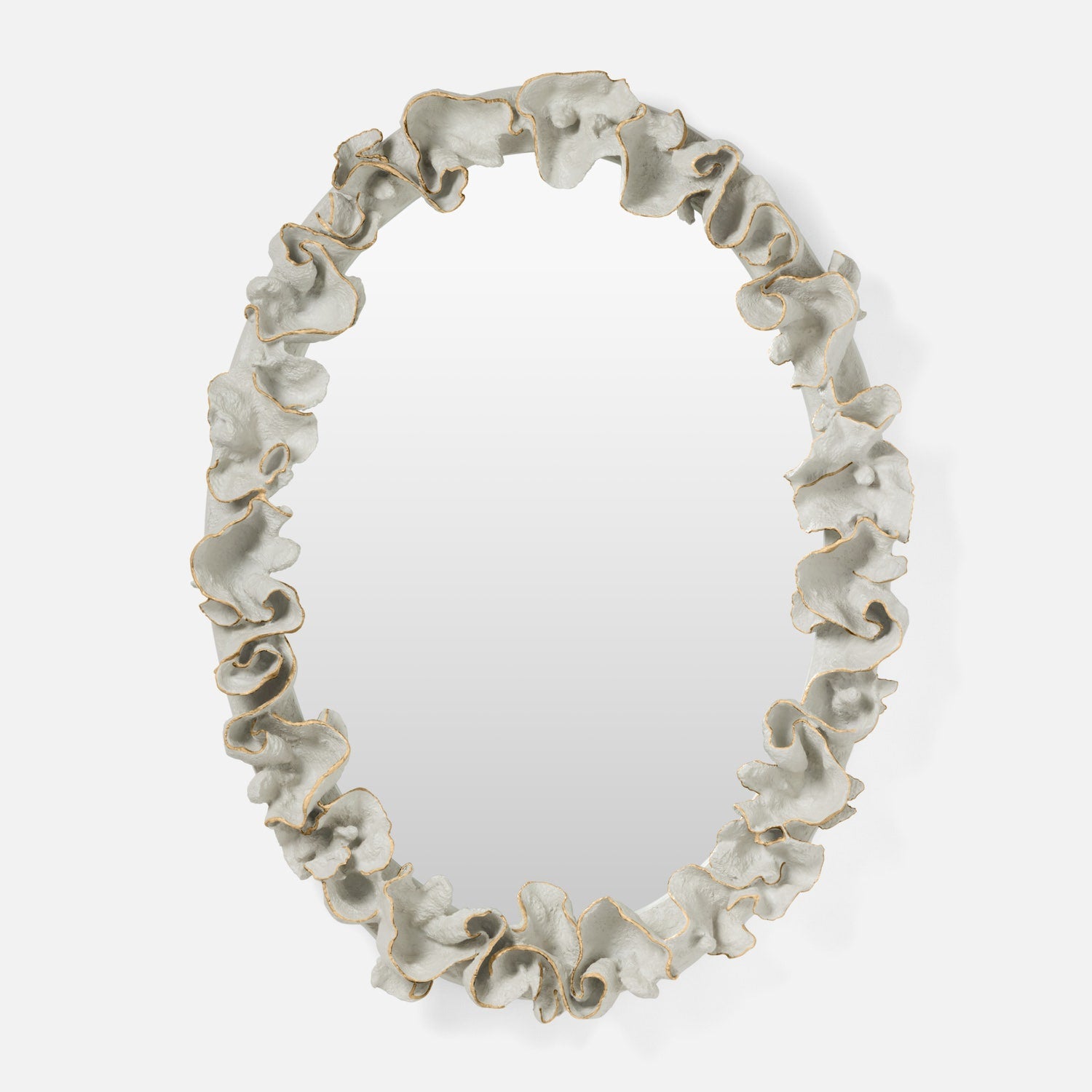 Made Goods Coco Mirror Cloud Gray Faux Coral and Gold – CLAYTON GRAY HOME