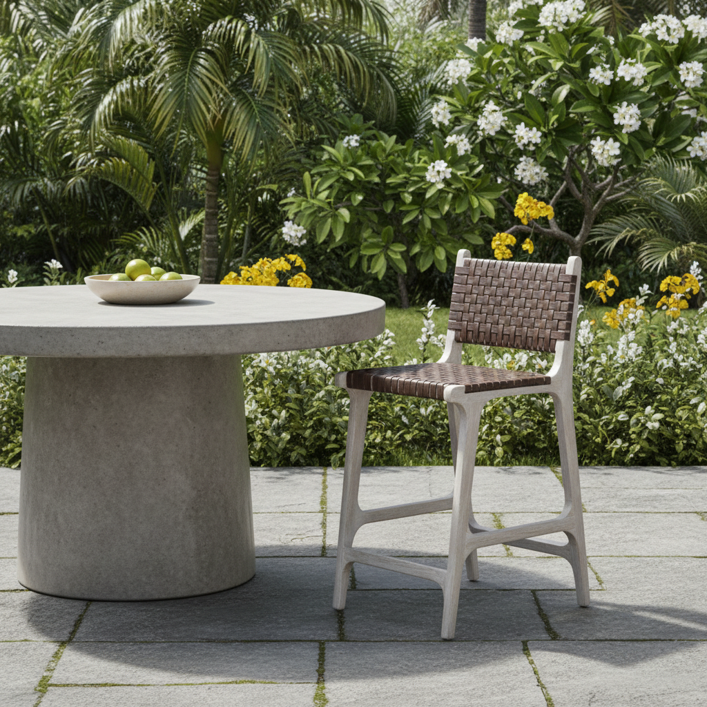 made goods counter stool walnut outdoor