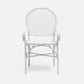 made goods donovan arm chair white front