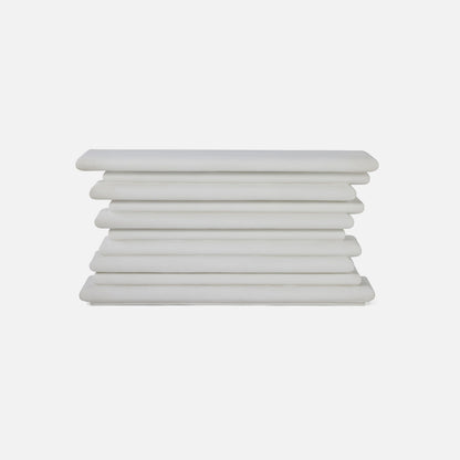 made goods dorsey console white plaster 60 inch