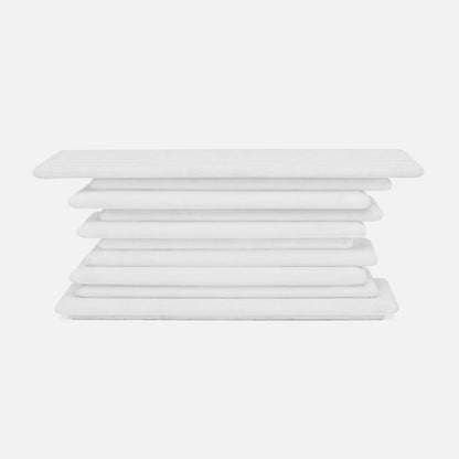 made goods dorsey console white plaster 72 inch