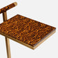 Edgar Drink Table Faux Tortoise