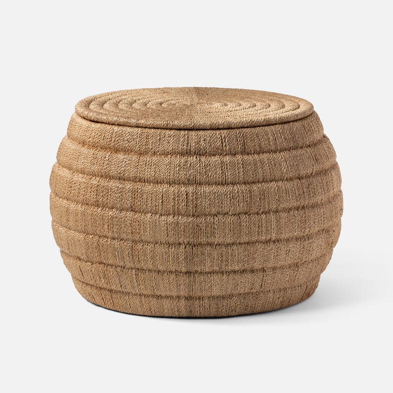 Made Goods Edurne Ottoman Woven Abaca – CLAYTON GRAY HOME