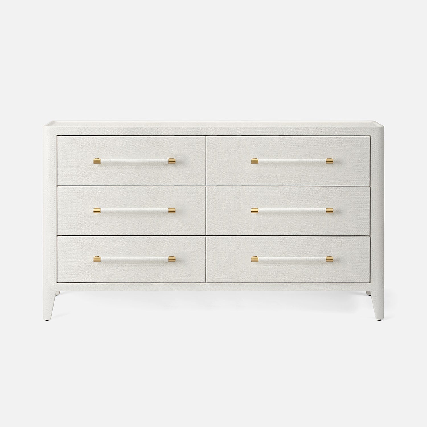 white dresser gold handles Made Goods Fergus 60