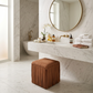 hallie stool camel suede made goods
