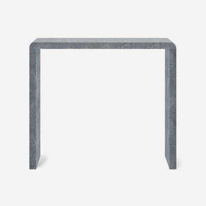 made goods harlow console cool gray 36 narrow