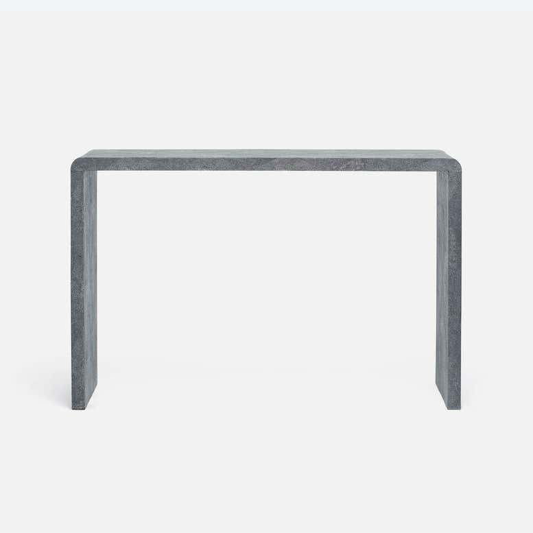 made goods harlow console cool gray 48 narrow