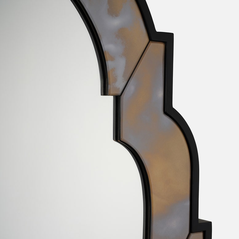 Inara Mirror Antique Smoked Gold