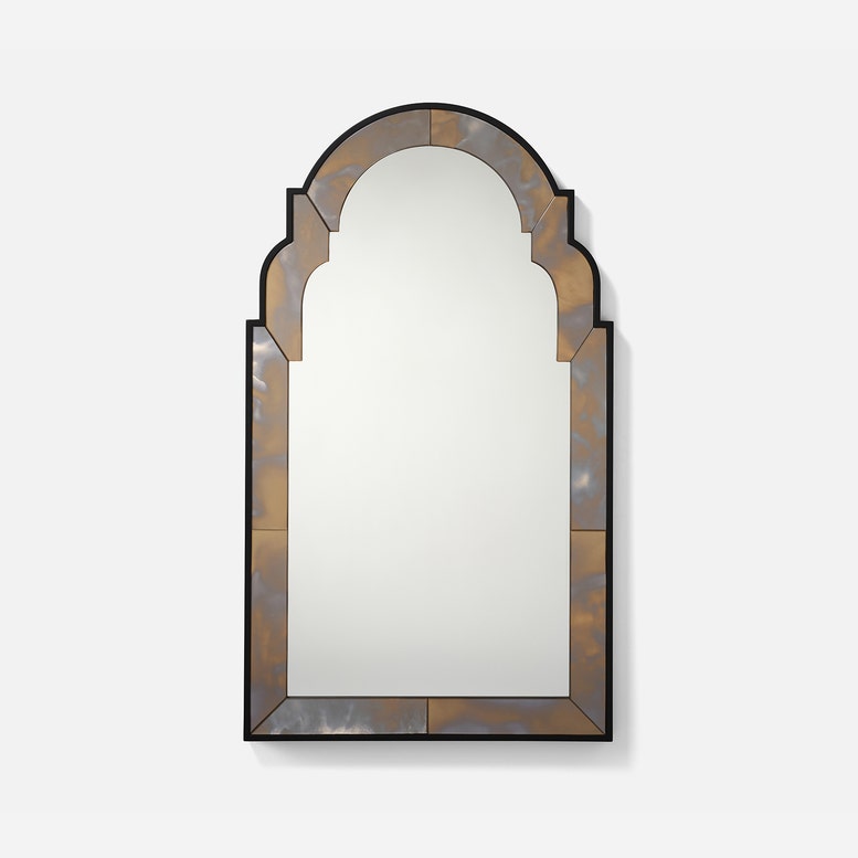 Inara Mirror Antique Smoked Gold