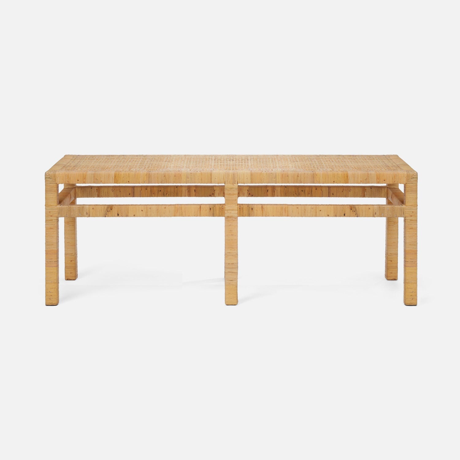 Made Goods Isla 48” Bench Natural Peeled Rattan - multiple options ...