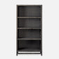 made goods isla bookcase smoke peeled rattan