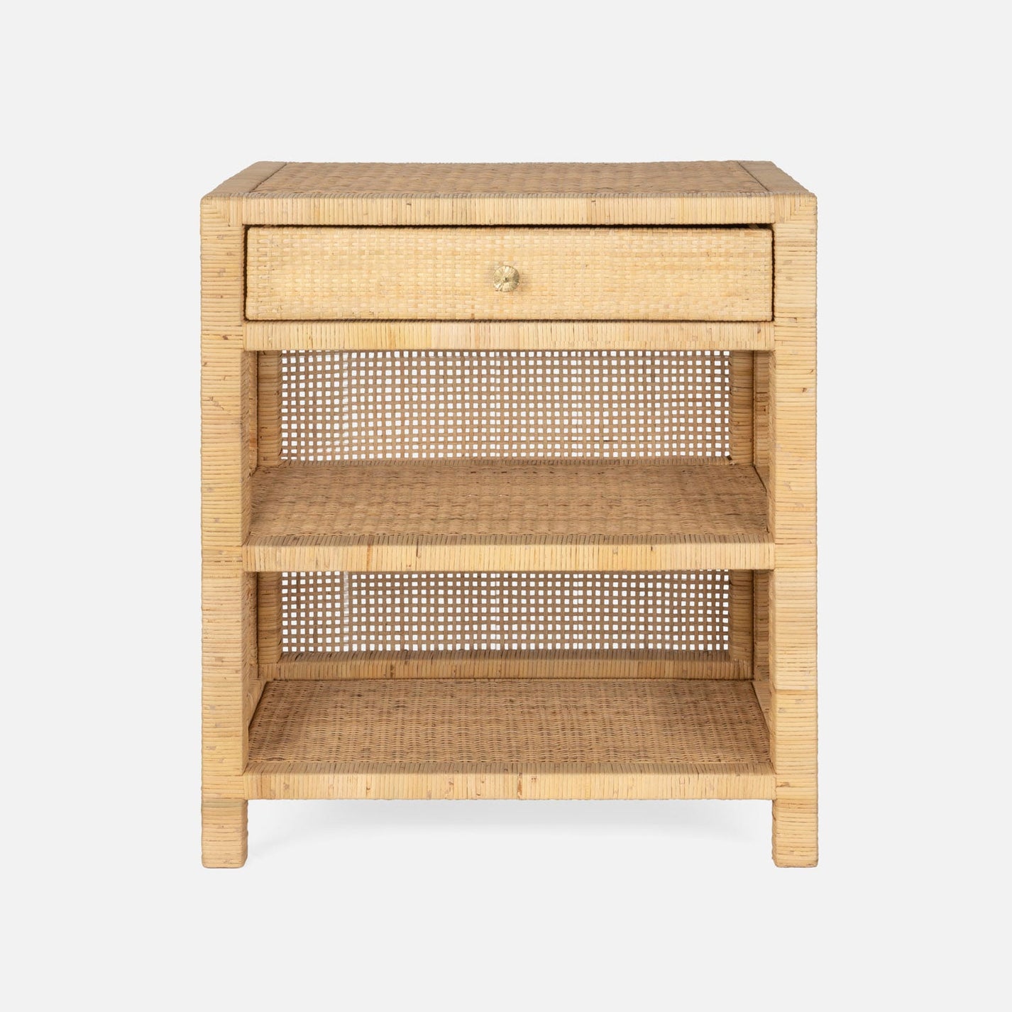 Made Goods Isla Double Nightstand Natural Peeled Rattan multiple