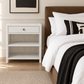 Isla double nightstand white bedroom made goods