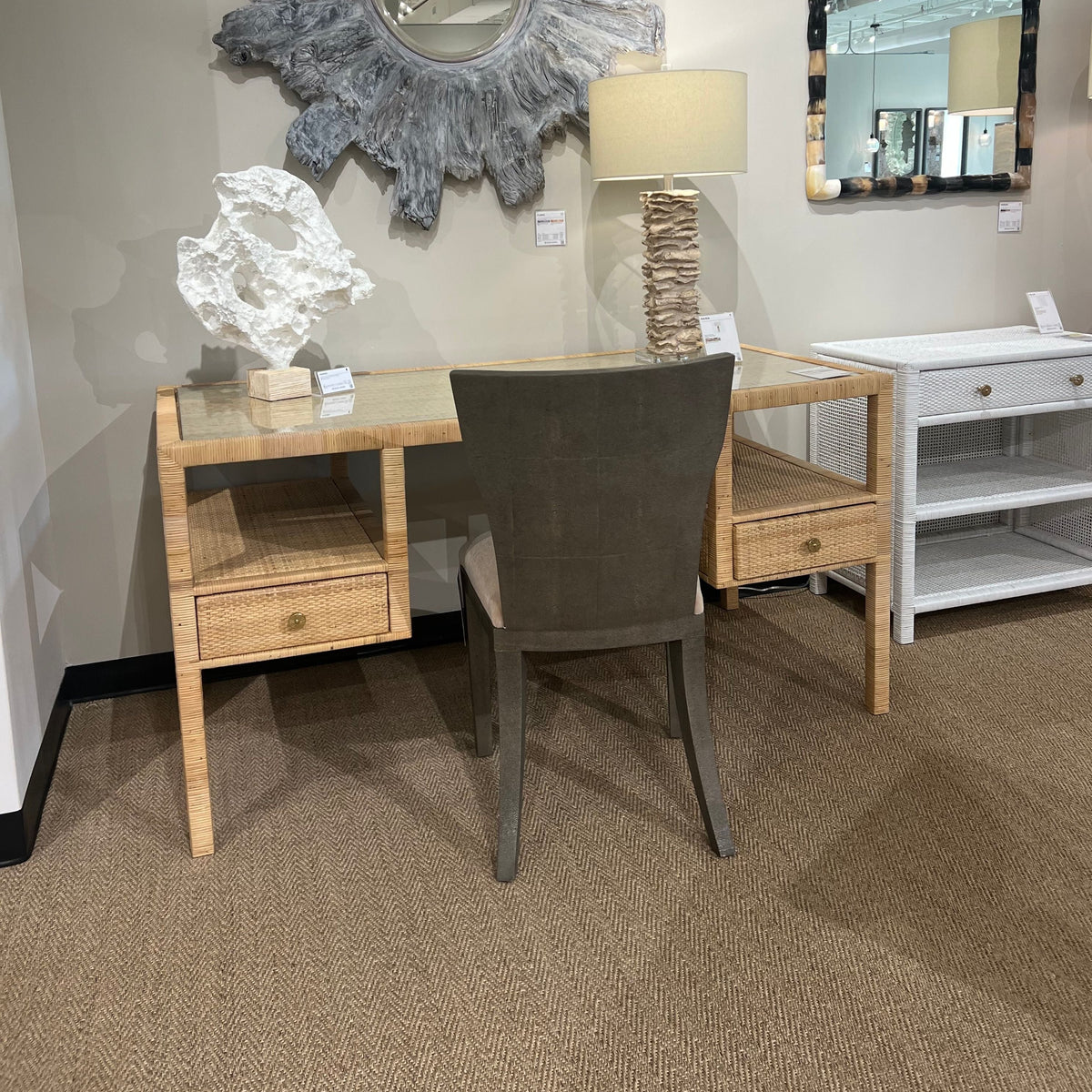 Made Goods Isla Open Shelves Desk Natural – CLAYTON GRAY HOME