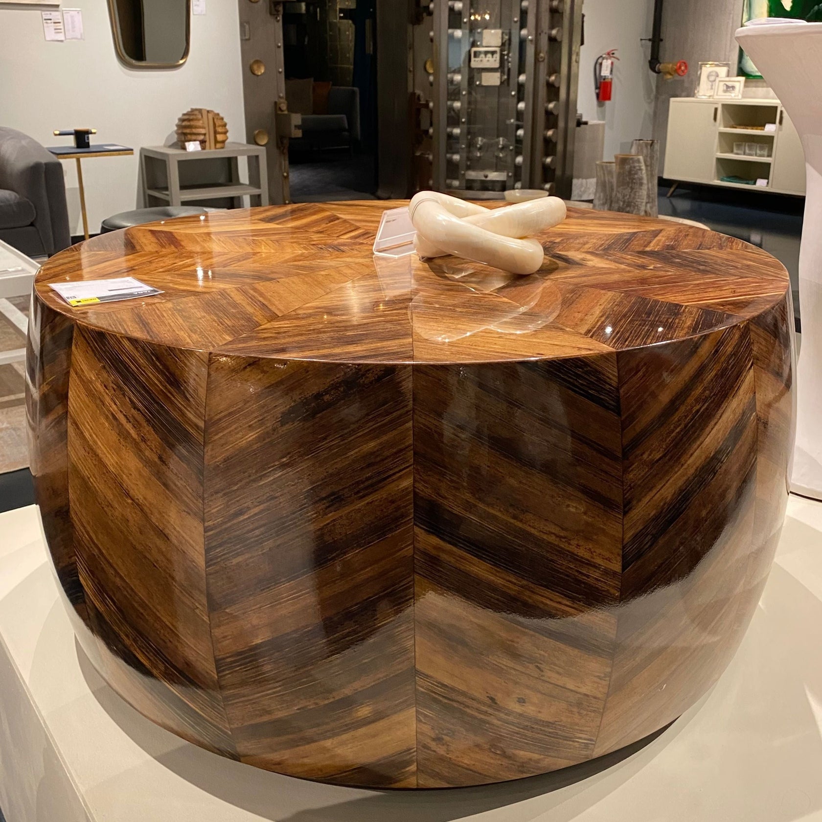 Made Goods Jada Coffee Table 28” Natural Banana Bark CLAYTON GRAY HOME