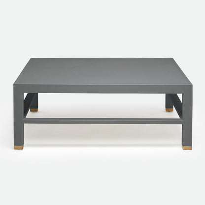 Jarin Coffee Table Graphite Faux Belgian Linen - multiple options