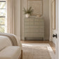 Jarin Tallboy Light Gray Faux Belgian Linen