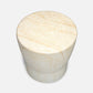 Jones Side Table Faux Travertine