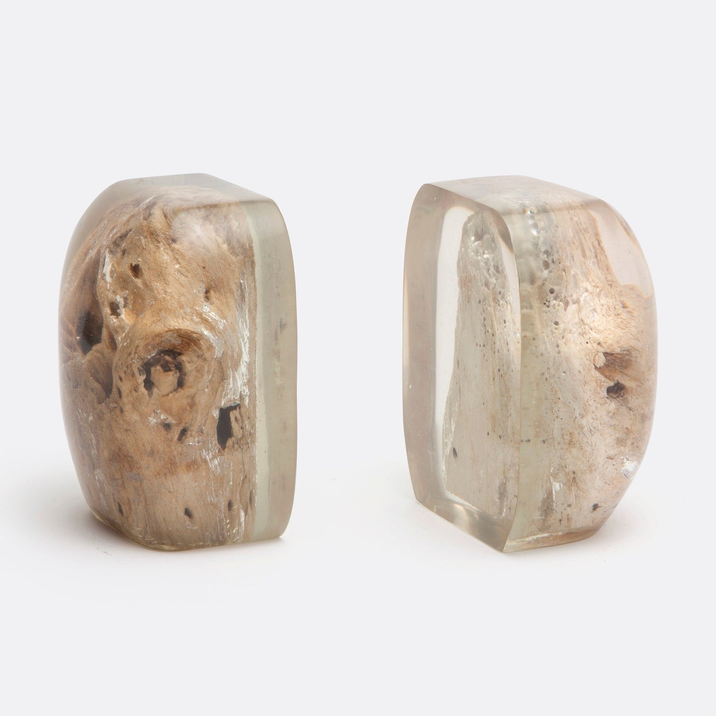 made goods kai bookends acrylic natural