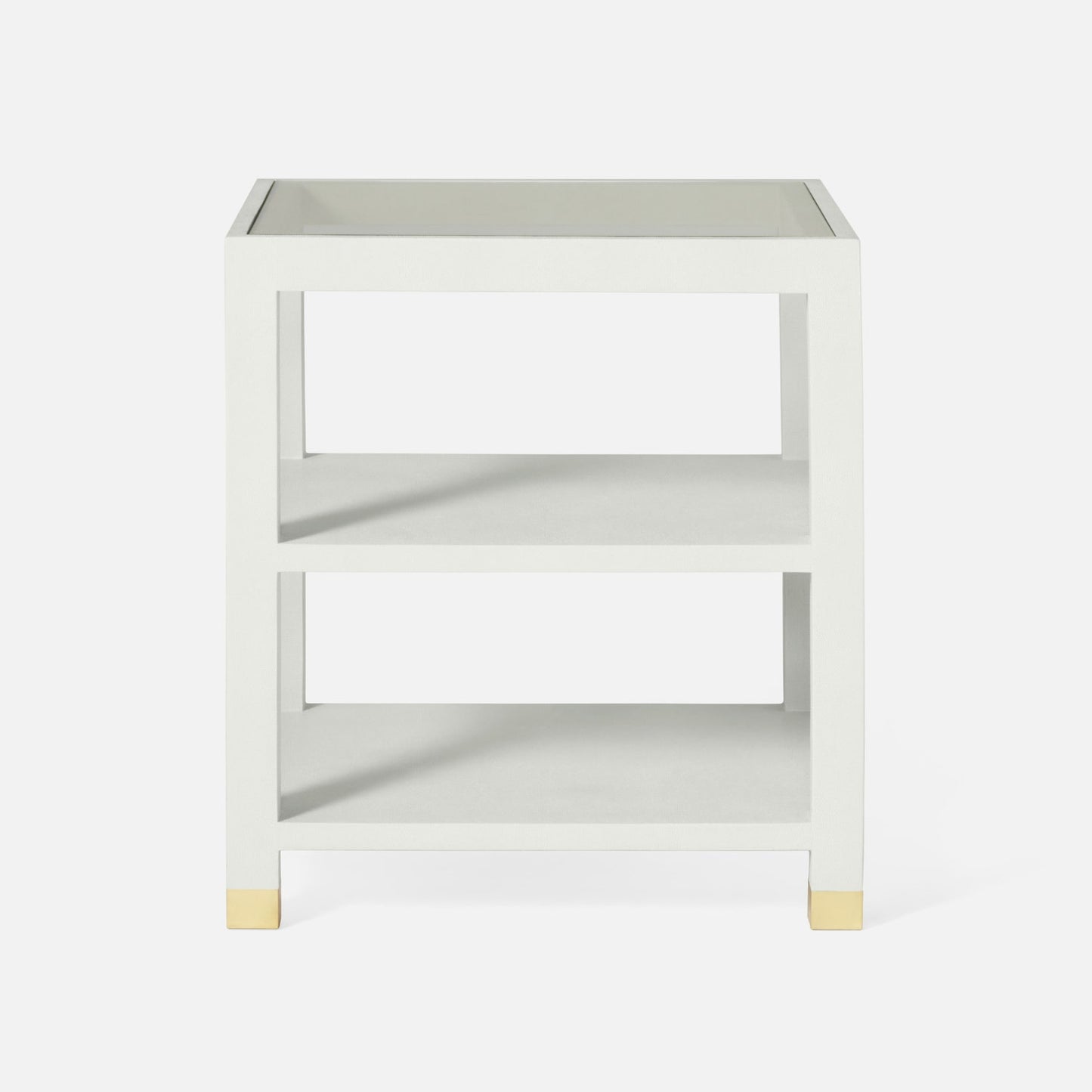 made goods lafeu side table blanc 24 inch