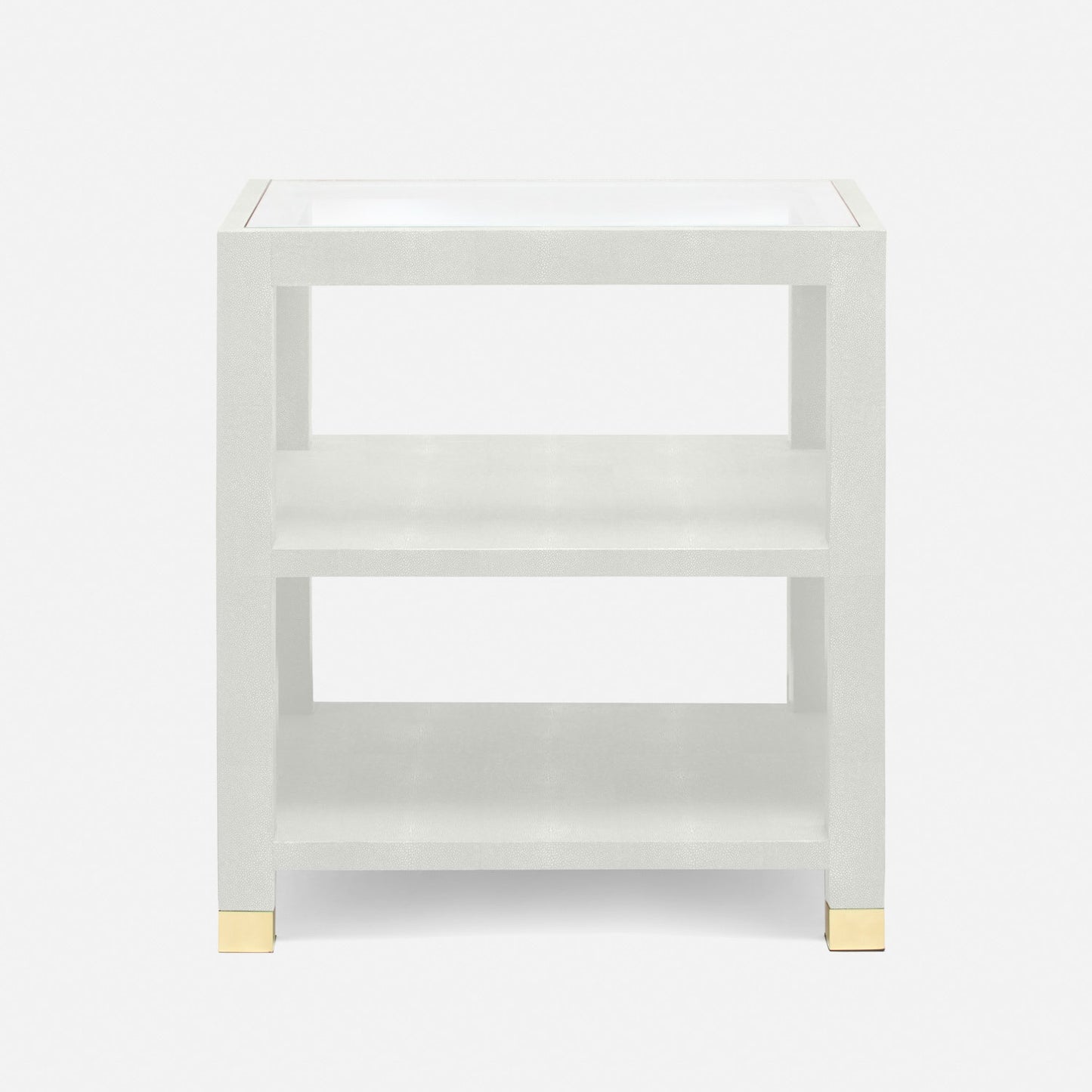 made goods lafeu side table blanc 25 inch