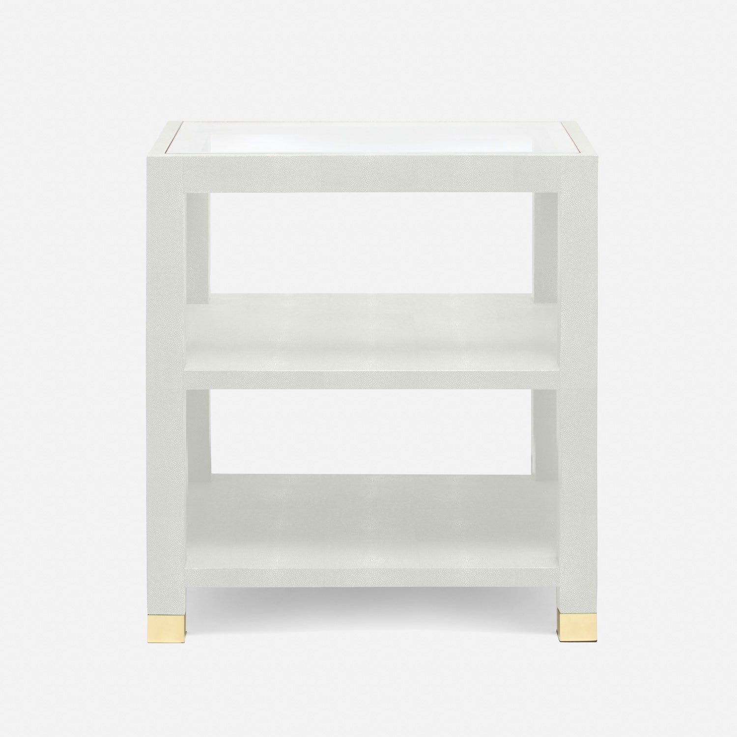 made goods lafeu side table blanc 25 inch