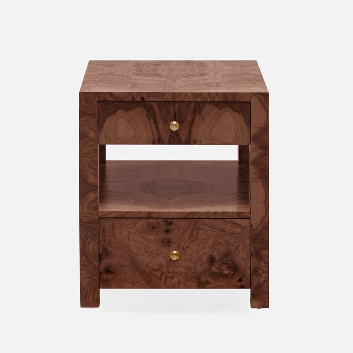 Made Goods Lindsey Single Nightstand Walnut Veneer multiple options CLAYTON GRAY HOME
