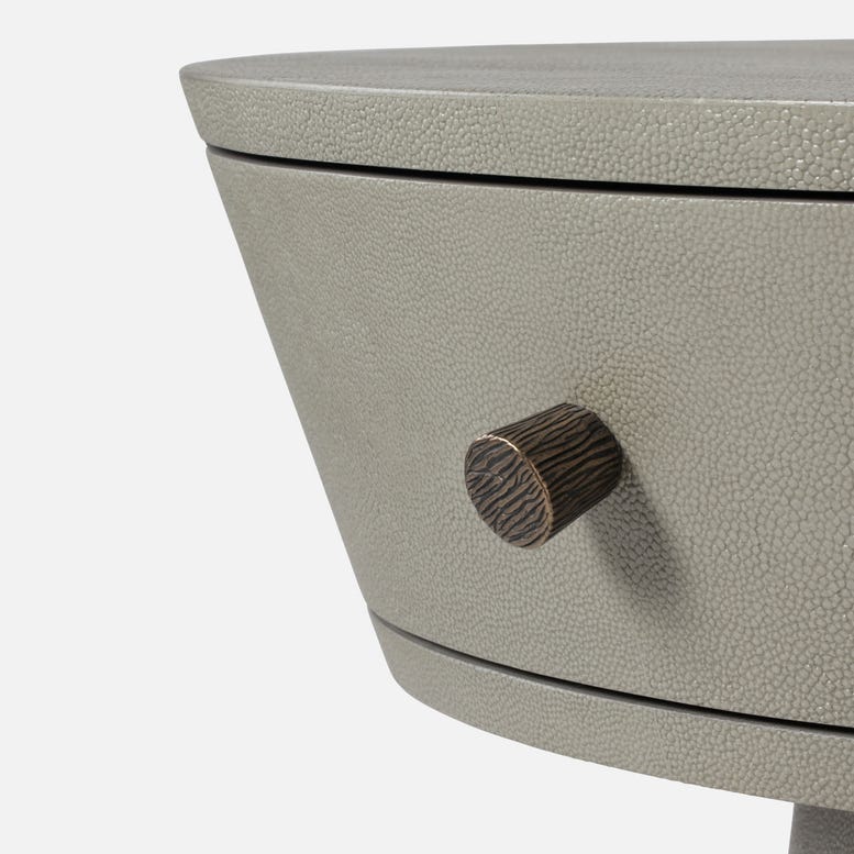 made goods nemi side table castor gray pull