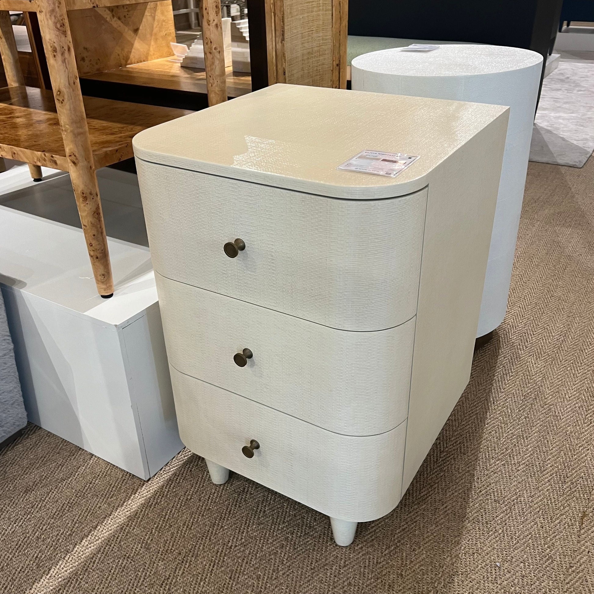 Off white nightstands Clearance