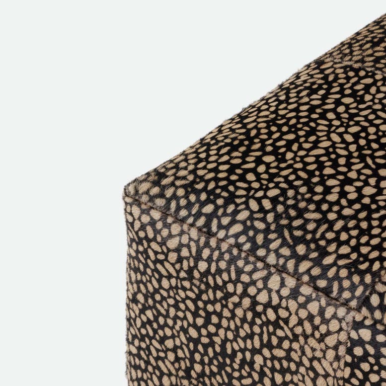 made goods ondrea stool cheetah detail