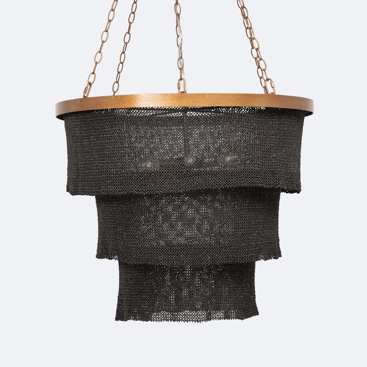 made goods patricia chandelier gold and black 30
