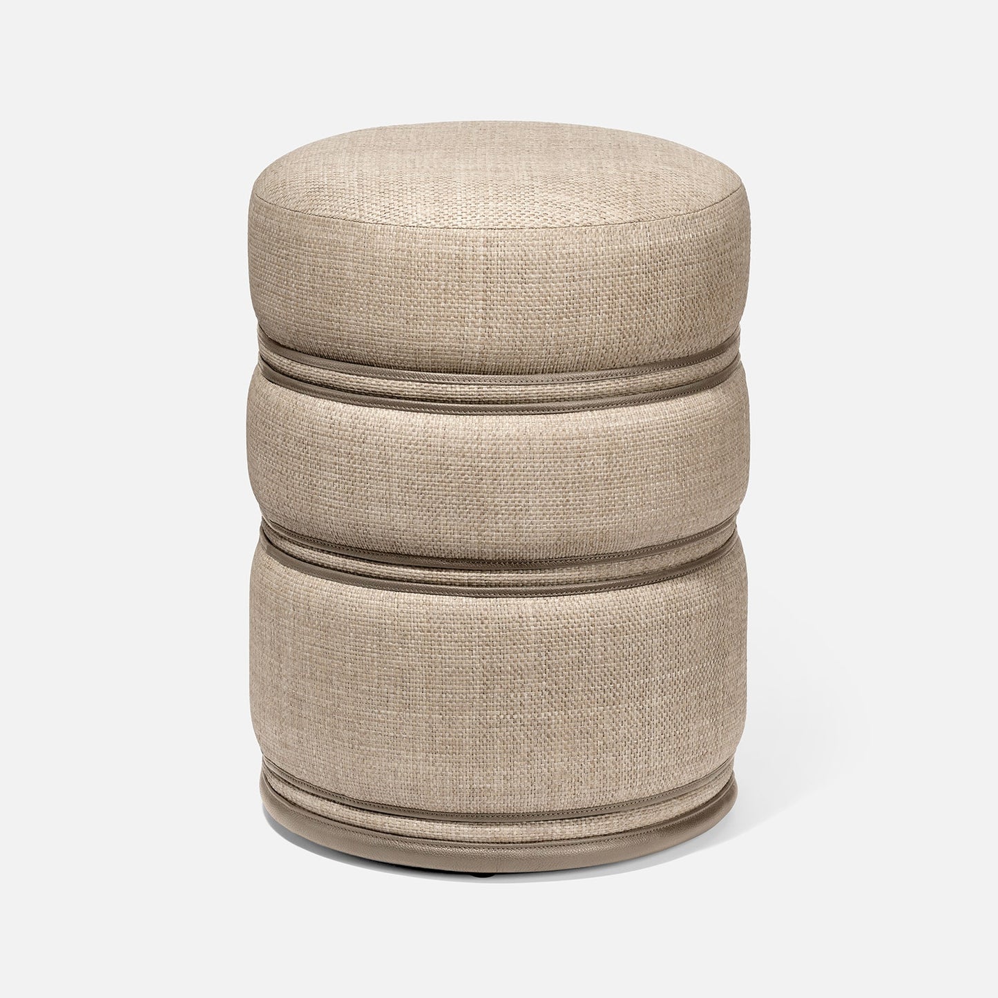 Quinn Stool Ash and Storm Leather