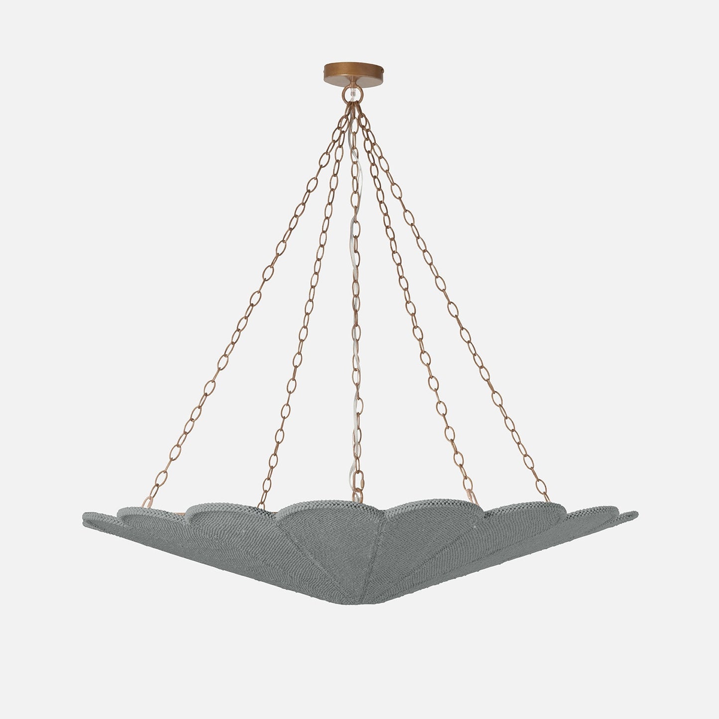 Sofia Chandelier Steel Gray Coco Beads - multiple options