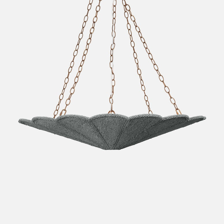 Sofia Chandelier Steel Gray Coco Beads - multiple options