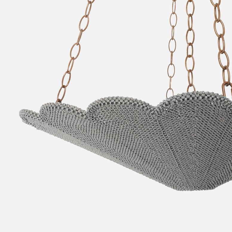 Sofia Chandelier Steel Gray Coco Beads - multiple options