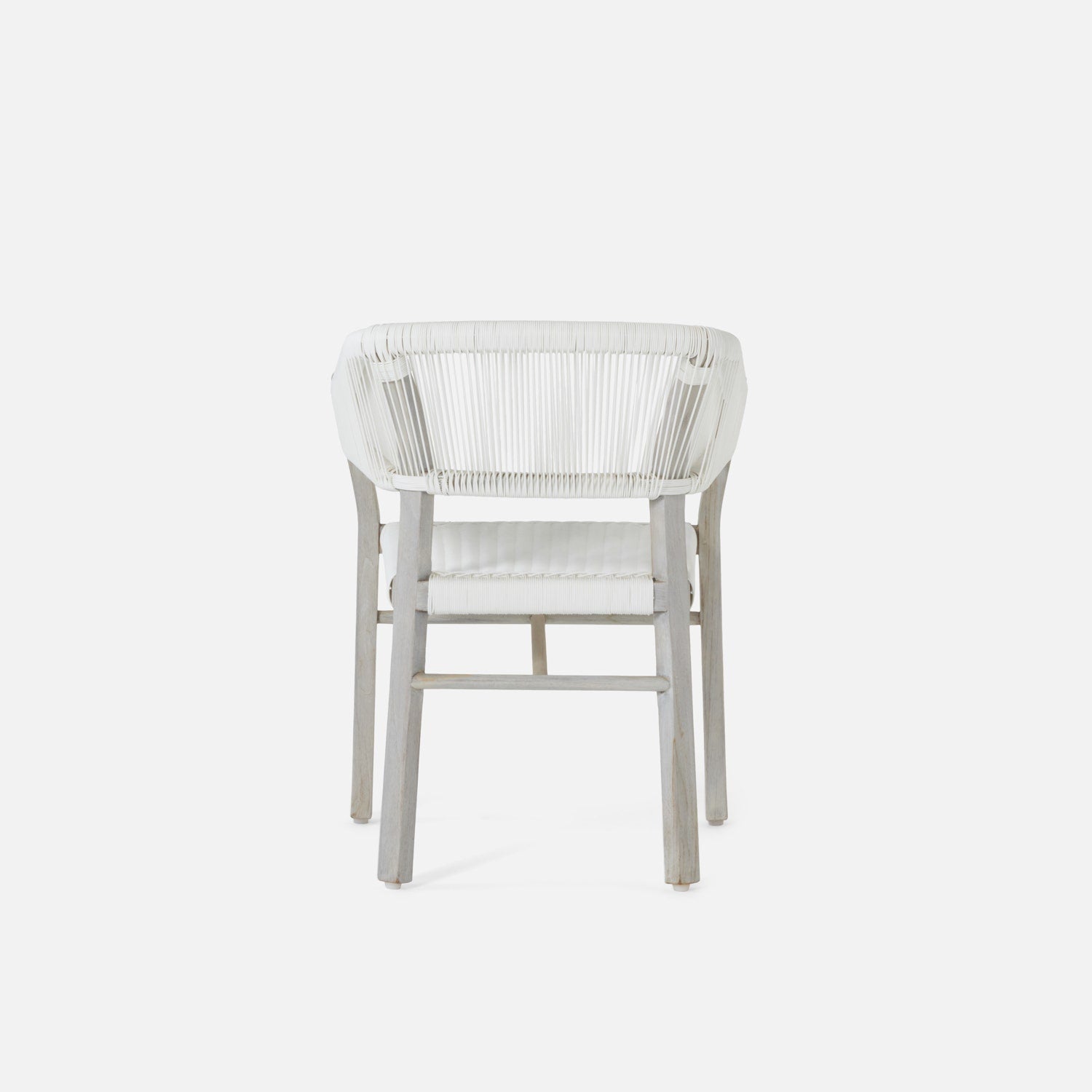 Wentworth Dining Chair White Wicker