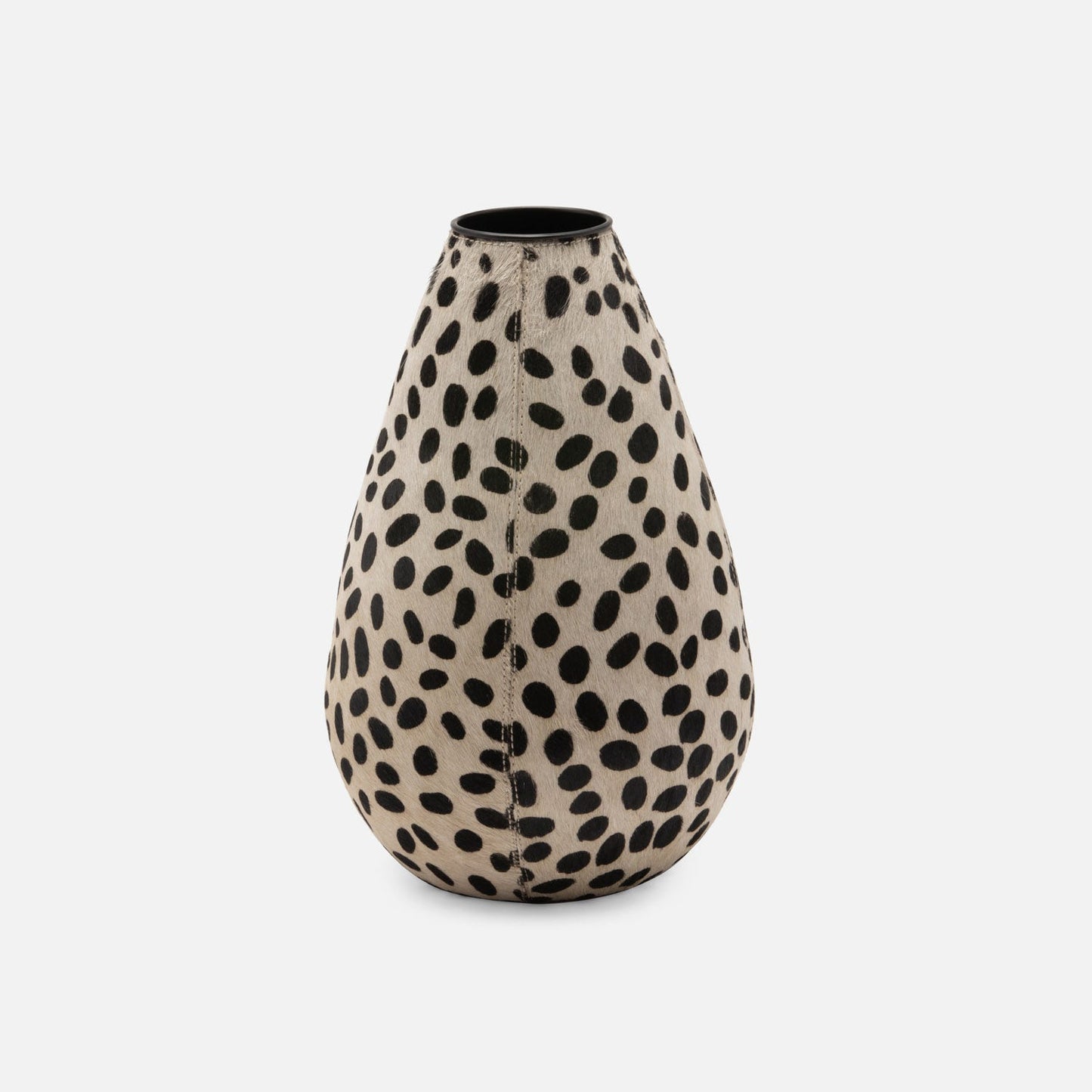 Sasha Vase Dalmatian Hair on Hide