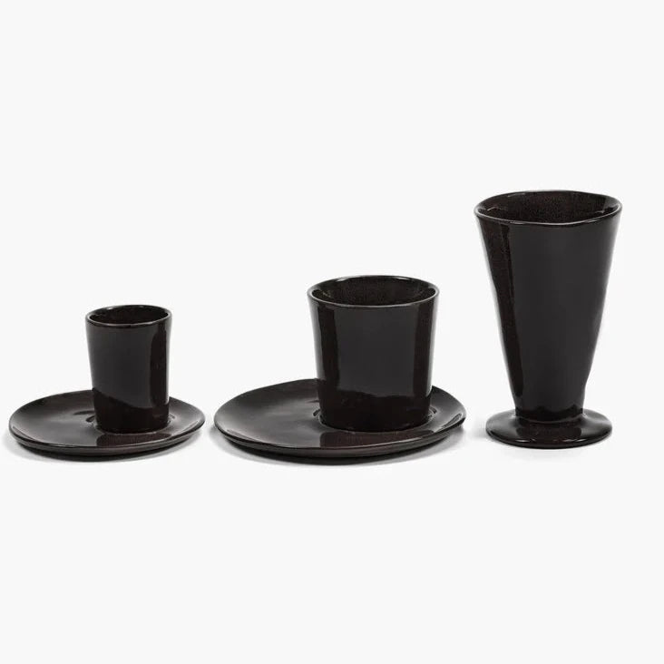 marie goblet ebony set