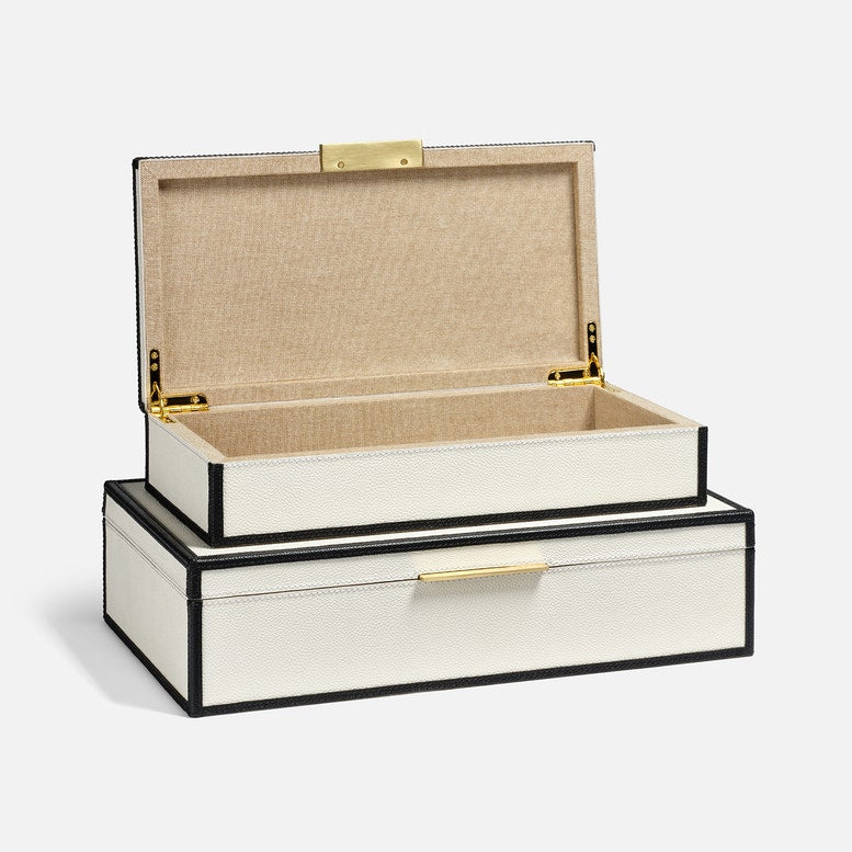 Martin Box Set White Leather