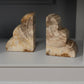 Melina Bookends Light Petrified Wood