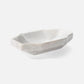 Marble bowl with geometric design on a white background