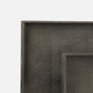 Dark gray textured frame on a white background