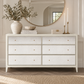 Mia Dresser 60" Pristine Vintage Faux Shagreen
