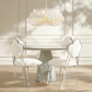 Milano Chandelier Brushed White