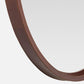 Brown circular object with a clear background